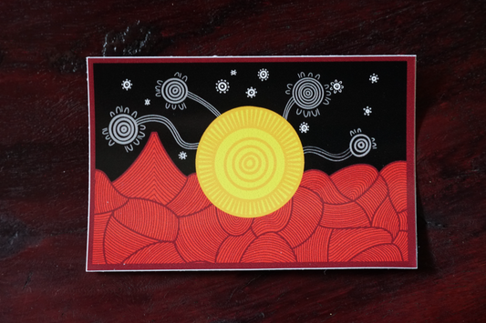 Empowered Aboriginal Flag Sticker